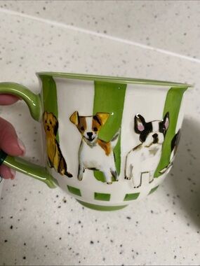 NWT.  Set of 2, Mellow & Mod, 20oz., ceramic mugs.